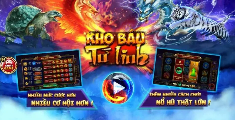 Kho Báu Tứ Linh Rikvip Chơi Là Trúng Thưởng Siêu Hot 2025 Tìm hiểu về game kho báu tứ linh Rikvip