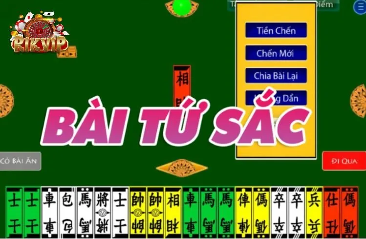 Bài Tứ Sắc Rikvip Tham Gia Trò Chơi Hấp Dẫn Ngay Thôi! Luật lệ và cách chơi Bài Tứ Sắc Rikvip đầy đủ
